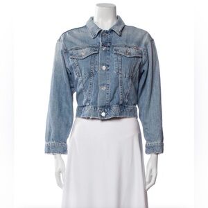 NWOT Mother The Big Shorty Denim Jacket